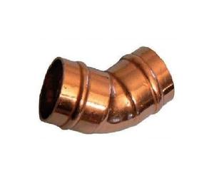 ODSUPPLIES Copper 45° Elbow - 28mm, Pack of 5, WRAS Approved, Secure Connection