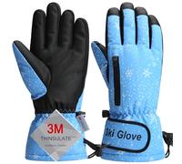 Odtmger Ski Gloves, Warm and Breathable Snow Gloves for Various Cold Winter Outdoor Sports, Waterproof and Anti-slip Ski Gloves Suitable for Boys & Girls, Men & Women (Mix-1,L