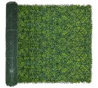 ODTORY Artificial Boxwood Roll Panels, 48"x120" (40 sq.ft) UV-Resistant Faux Ivy Privacy Fence Screen, Decorative Grass Wall Covering for Indoor & Outdoor Garden, Backyard, Balcony, Home Decor