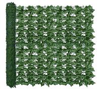ODTORY Artificial Ivy Privacy Fence Wall Screen,40X160 in UV-Anti Faux Greenery Backdrop Ivy Vine Leaf Hedges Fence Panels for Patio, Balcony, Garden, Backyard Indoor Outdoor Green Wall Decor