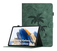 Oduio Case for Samsung Galaxy Tab A8 2021/2022 10.5 Inch (SM-X200/SM-X205) Premium PU Leather Multi-Angle Folio Protective Case with Card Slot and Auto Sleep/Wake Function, Green