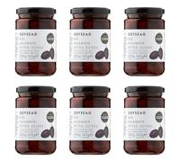 Odysea Big Kalamata Pitted Olives (Pack of 6 x 290g Jars)