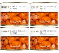 Odysea Gigantes Beans in Tomato Sauce 2 Kg, (Pack of 4)