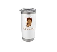 Odysseus - Ancient Attic Greek Language - Epic Mythology Stainless Steel Insulated Tumbler