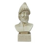 Odysseus Greek King of Ithaca Bust Trojan War Hero Cast Stone Statue Sculpture