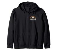Odysseus Greek Mythology the Odyssey Zip Hoodie