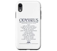 Odysseus Mediterranean Tour Funny Greek Mythology Odyssey Case for iPhone XR