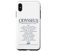 Odysseus Mediterranean Tour Funny Greek Mythology Odyssey Case for iPhone XS Max