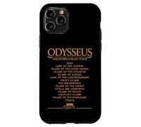 Odysseus Mediterranean Tour Funny Odyssey Greek Mythology Case for iPhone 11 Pro