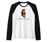 Odysseus - Steampunk Ancient Greek Helmet - Trojan War Raglan Baseball Tee