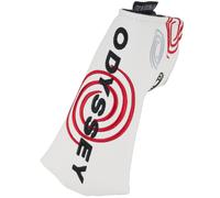 ODYSSEY 2026 SWIRL SILVER BLADE HEADCOVER - WHITE