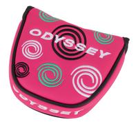 ODYSSEY 2026 SWIRL SILVER MALLET HEADCOVER - PINK