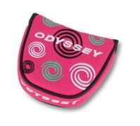 ODYSSEY 2026 SWIRL SILVER MALLET HEADCOVER - PINK