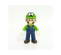 (Odyssey Luigi 5'') New Super Mario Bros Odyssey Collectible Plastic PVC Action Figure Doll Kid Toy