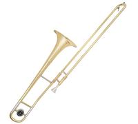 Odyssey OTB1000 Debut 'Bb' Trombone Outfit with Deluxe Case & Accessory Kit - Instrument with Gold Lacquered Brass Body & Monel Pistons - Ideal for Beginners and Professionals