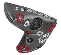 ODYSSEY SWIRL SILVER BLADE HEADCOVER - SILVER