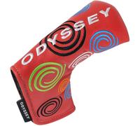 ODYSSEY TOUR SUPER SWIRL LEATHER BLADE PUTTER COVER - RED