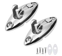 ODYSUNRAL Boat Quick Release Bimini Top Swivel Deck Hinge, 360 Degree Rotation, Solid 316 Stainless Steel, Marine Bimini Top Hardware(2-Pack)