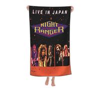 ODZCSYWVY Unisex Night Rock Ranger Music Band Bath Towel Ultra-Soft Bath sheet High Absorbency Ideal for Bathroom Pool Beach and Trips Bath sheet Sized 52×32 inches