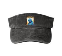 ODZCSYWVY Unisex Paul Hip Hop Rapper Sean Visor Hats Washed Denim Cotton Sun hat Adjustable Empty Top Retro Fashionable Lightweight for Outdoor Sports Golf Running Cap.