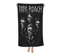 ODZCSYWVY Unisex Roach Music Rock Band Papa Bath Towel Ultra-Soft Bath sheet High Absorbency Ideal for Bathroom Pool Beach and Trips Bath sheet Sized 52×32 inches