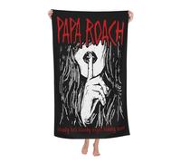 ODZCSYWVY Unisex Roach Music Rock Band Papa Bath Towel Ultra-Soft Bath sheet High Absorbency Ideal for Bathroom Pool Beach and Trips Bath sheet Sized 52×32 inches