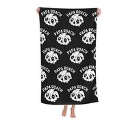 ODZCSYWVY Unisex Roach Music Rock Band Papa Bath Towel Ultra-Soft Bath sheet High Absorbency Ideal for Bathroom Pool Beach and Trips Bath sheet Sized 52×32 inches