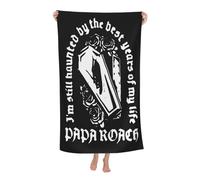 ODZCSYWVY Unisex Roach Music Rock Band Papa Bath Towel Ultra-Soft Bath sheet High Absorbency Ideal for Bathroom Pool Beach and Trips Bath sheet Sized 52×32 inches