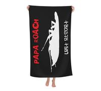 ODZCSYWVY Unisex Roach Music Rock Band Papa Bath Towel Ultra-Soft Bath sheet High Absorbency Ideal for Bathroom Pool Beach and Trips Bath sheet Sized 52×32 inches