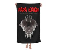 ODZCSYWVY Unisex Roach Music Rock Band Papa Bath Towel Ultra-Soft Bath sheet High Absorbency Ideal for Bathroom Pool Beach and Trips Bath sheet Sized 52×32 inches