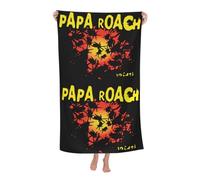 ODZCSYWVY Unisex Roach Music Rock Band Papa Bath Towel Ultra-Soft Bath sheet High Absorbency Ideal for Bathroom Pool Beach and Trips Bath sheet Sized 52×32 inches