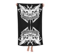 ODZCSYWVY Unisex Roach Music Rock Band Papa Bath Towel Ultra-Soft Bath sheet High Absorbency Ideal for Bathroom Pool Beach and Trips Bath sheet Sized 52×32 inches