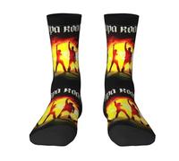 ODZCSYWVY Unisex Roach Music Rock Band Papa Crew Socks Moisture Wicking Half Cushion Polyester breathable Comfortable fashionable for Athletic Sport and Run.