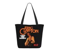 ODZCSYWVY Women's Clapton Singer Eric Tote Bag fashionable Shopping Bag Personalized pattern Shoulder bag for Birthday Girls Mom Friends Teachers Gym Travel and Work