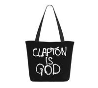 ODZCSYWVY Women's Clapton Singer Eric Tote Bag fashionable Shopping Bag Personalized pattern Shoulder bag for Birthday Girls Mom Friends Teachers Gym Travel and Work
