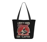 ODZCSYWVY Women's Clapton Singer Eric Tote Bag fashionable Shopping Bag Personalized pattern Shoulder bag for Birthday Girls Mom Friends Teachers Gym Travel and Work