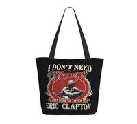ODZCSYWVY Women's Clapton Singer Eric Tote Bag fashionable Shopping Bag Personalized pattern Shoulder bag for Birthday Girls Mom Friends Teachers Gym Travel and Work