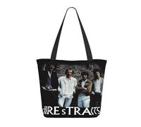 ODZCSYWVY Women's Dire Rock Band Straits Tote Bag fashionable Shopping Bag Personalized pattern Shoulder bag for Birthday Girls Mom Friends Teachers Gym Travel and Work