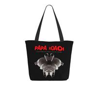 ODZCSYWVY Women's Roach Music Rock Band Papa Tote Bag fashionable Shopping Bag Personalized pattern Shoulder bag for Birthday Girls Mom Friends Teachers Gym Travel and Work