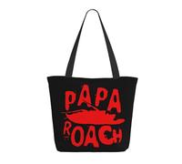 ODZCSYWVY Women's Roach Music Rock Band Papa Tote Bag fashionable Shopping Bag Personalized pattern Shoulder bag for Birthday Girls Mom Friends Teachers Gym Travel and Work
