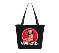 ODZCSYWVY Women's Roach Music Rock Band Papa Tote Bag fashionable Shopping Bag Personalized pattern Shoulder bag for Birthday Girls Mom Friends Teachers Gym Travel and Work