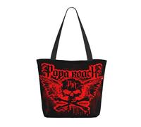 ODZCSYWVY Women's Roach Music Rock Band Papa Tote Bag fashionable Shopping Bag Personalized pattern Shoulder bag for Birthday Girls Mom Friends Teachers Gym Travel and Work