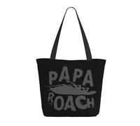 ODZCSYWVY Women's Roach Music Rock Band Papa Tote Bag fashionable Shopping Bag Personalized pattern Shoulder bag for Birthday Girls Mom Friends Teachers Gym Travel and Work