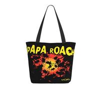 ODZCSYWVY Women's Roach Music Rock Band Papa Tote Bag fashionable Shopping Bag Personalized pattern Shoulder bag for Birthday Girls Mom Friends Teachers Gym Travel and Work
