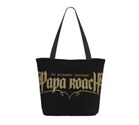 ODZCSYWVY Women's Roach Music Rock Band Papa Tote Bag fashionable Shopping Bag Personalized pattern Shoulder bag for Birthday Girls Mom Friends Teachers Gym Travel and Work