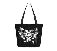 ODZCSYWVY Women's Roach Music Rock Band Papa Tote Bag fashionable Shopping Bag Personalized pattern Shoulder bag for Birthday Girls Mom Friends Teachers Gym Travel and Work