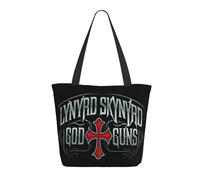 ODZCSYWVY Women's Skynyrd Rock Band Lynyrd Tote Bag fashionable Shopping Bag Personalized pattern Shoulder bag for Birthday Girls Mom Friends Teachers Gym Travel and Work