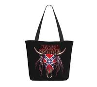 ODZCSYWVY Women's Skynyrd Rock Band Lynyrd Tote Bag fashionable Shopping Bag Personalized pattern Shoulder bag for Birthday Girls Mom Friends Teachers Gym Travel and Work