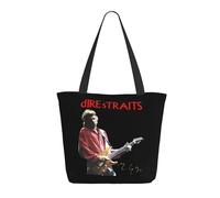 ODZCSYWVY Women's Straits Rock Band Dire Tote Bag fashionable Shopping Bag Personalized pattern Shoulder bag for Birthday Girls Mom Friends Teachers Gym Travel and Work