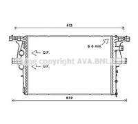 OE SPEC AVA RADIATOR FOR IVECO DAILY 40C11 (2012) 2.3